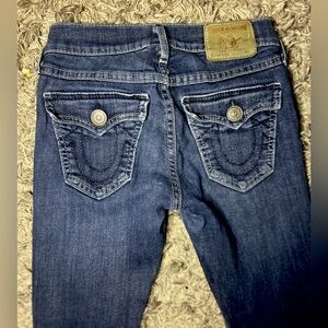 True Religion Women's Dark Blue Skinny Jeans